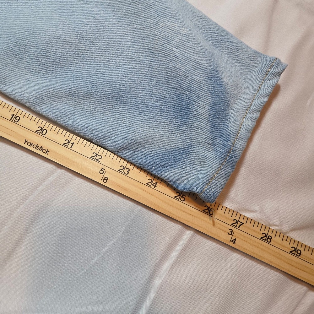 Calvin Klein Jeans Womens 30 High Rise Skinny Ankle Light Wash Blue Denim - Picture 11 of 13
